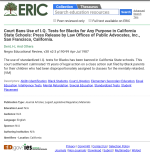 Black IQ Test Banned California.png