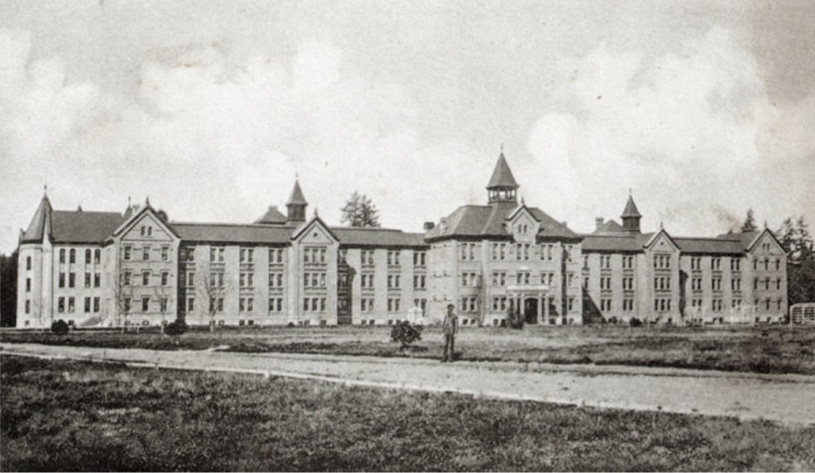 Western_State_Hospital,_Washington Fort Steilacoom Asylum in 1871.jpg Western_State_Hospital,_Washington Fort Steilacoom Asylum in 1871.jpg