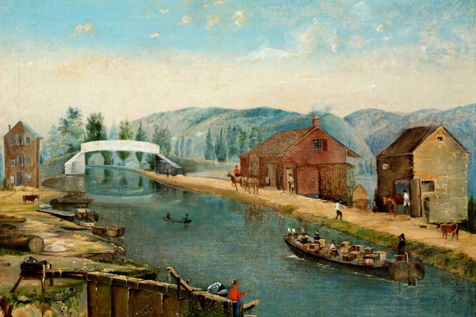 S. Georges, Erie Canal, 1856. Oil on canvas..jpg S. Georges, Erie Canal, 1856. Oil on canvas..jpg