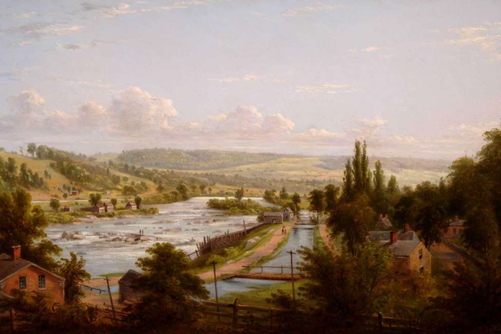 William Rickarby Miller, The Mohawk Valley at Little Falls, 1888. Oil on canvas..jpg William Rickarby Miller, The Mohawk Valley at Little Falls, 1888. Oil on canvas..jpg