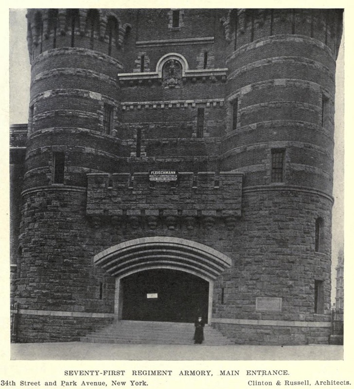 The entrance to the Seventy-first Regiment Armory on Park Avenue, New York City.jpg The entrance to the Seventy-first Regiment Armory on Park Avenue, New York City.jpg